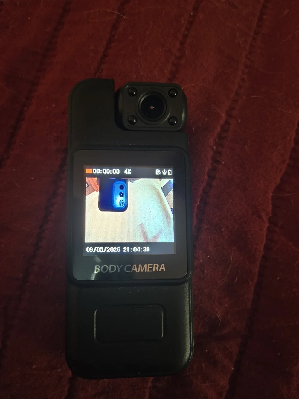 Source Unknown Black Clip-On Body Camera NWOT
